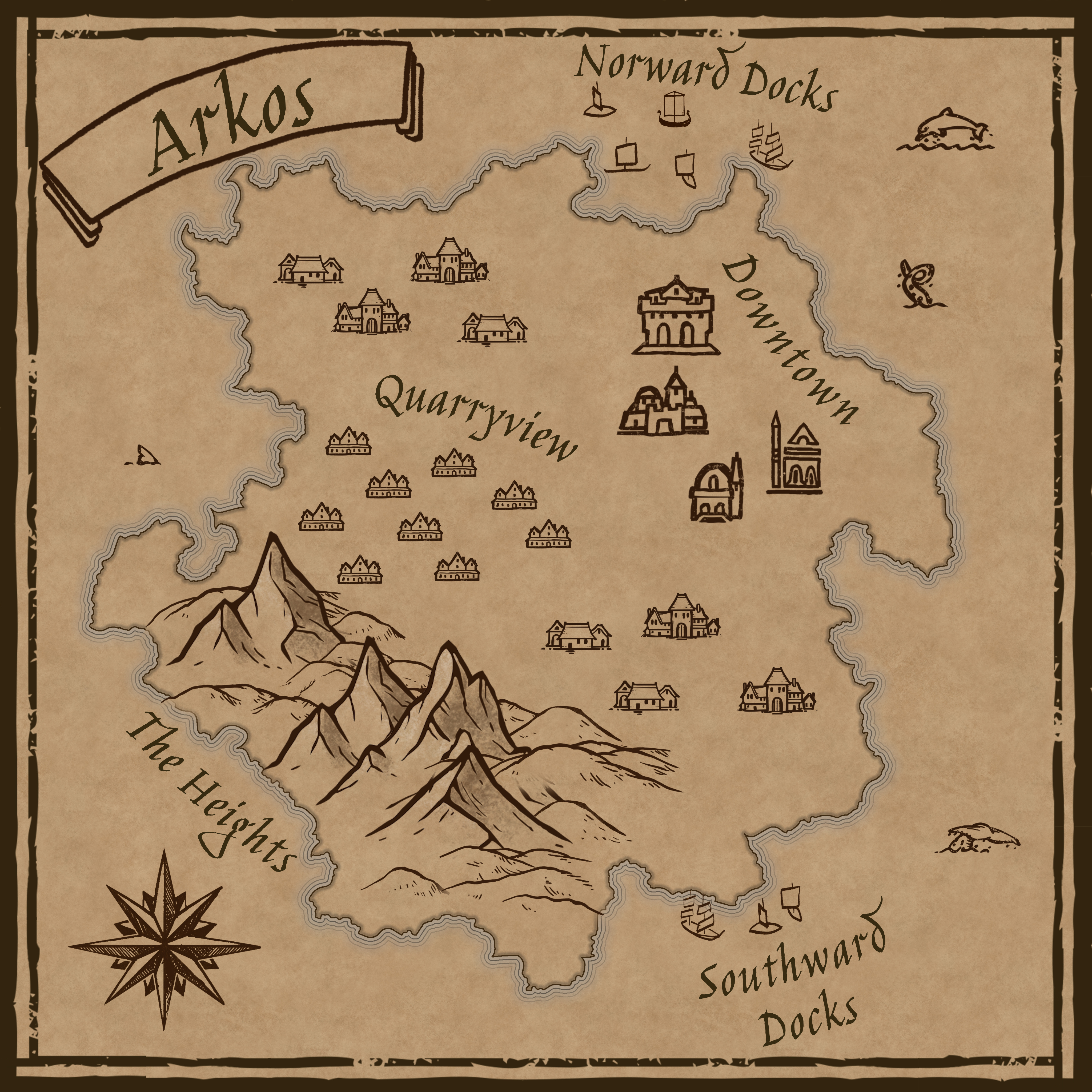 Arkos map