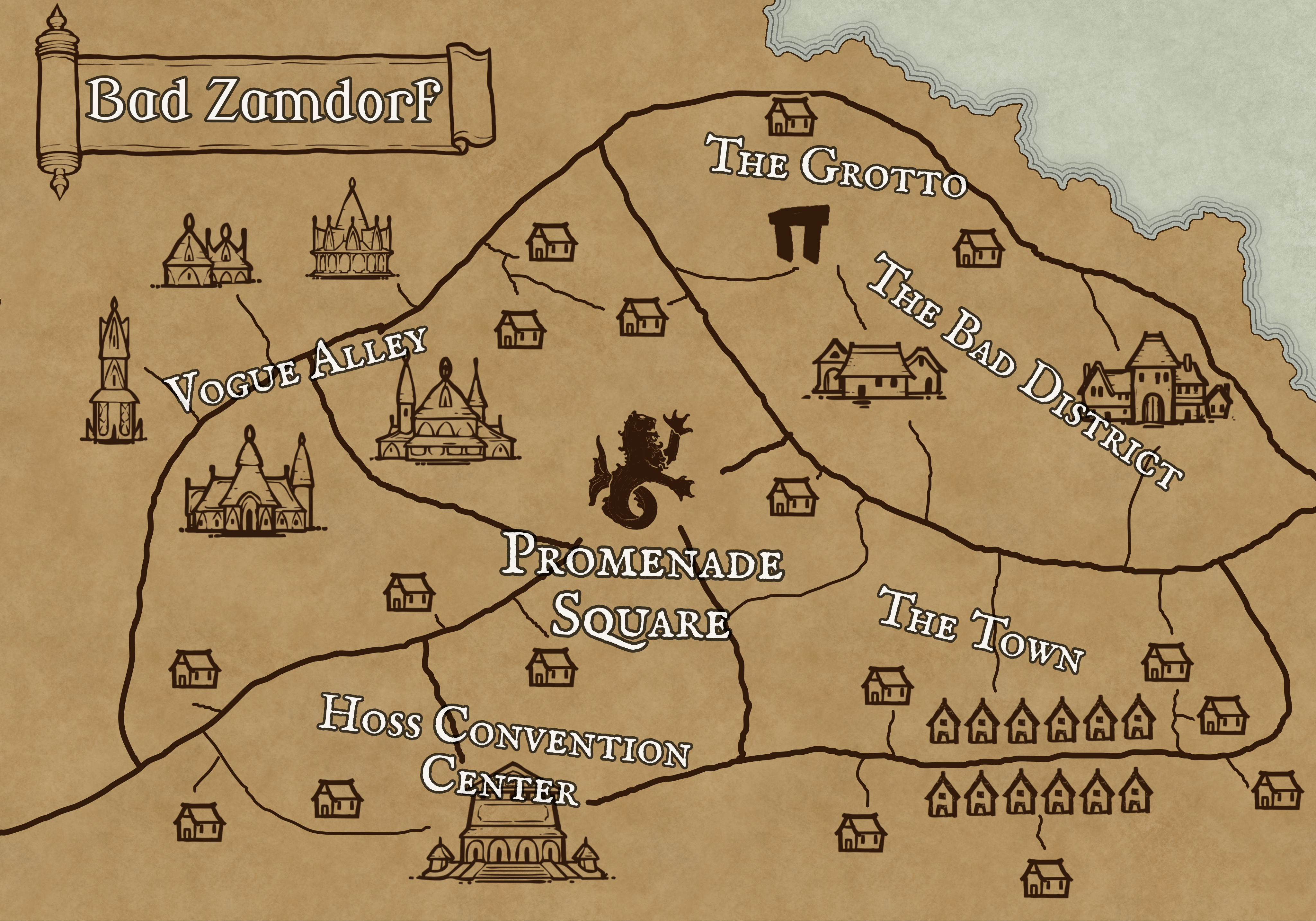 Bad Zamdorf map